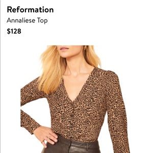 Long Sleeved Reformation Shirt, size L.